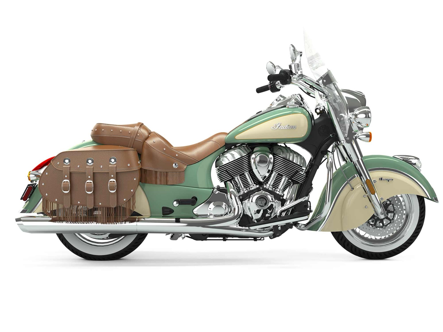 2020 Chief Vintage ウィローグリーン/アイボリークリーム 右側全景