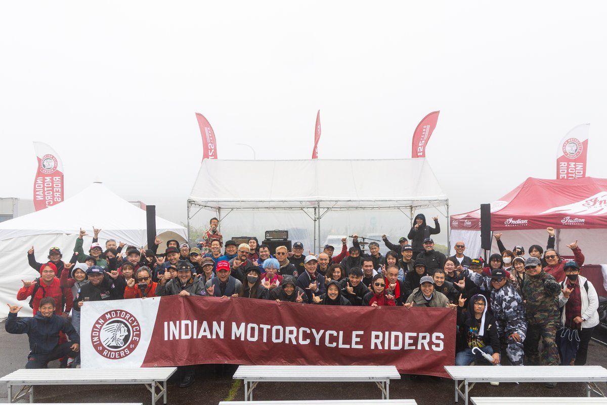 INDIAN RIDERS DAY JAPAN 2026 集合写真